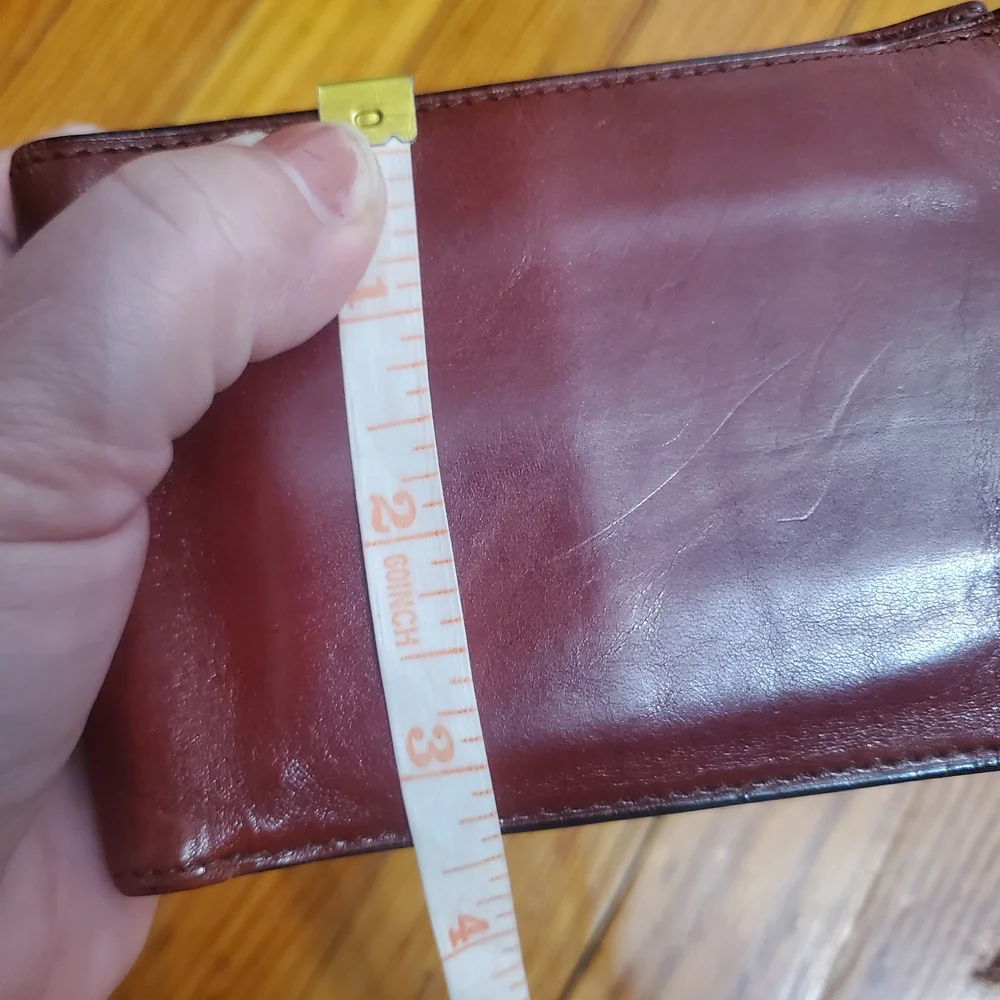 Bosca Men's Leather Wallet - Rich Brown